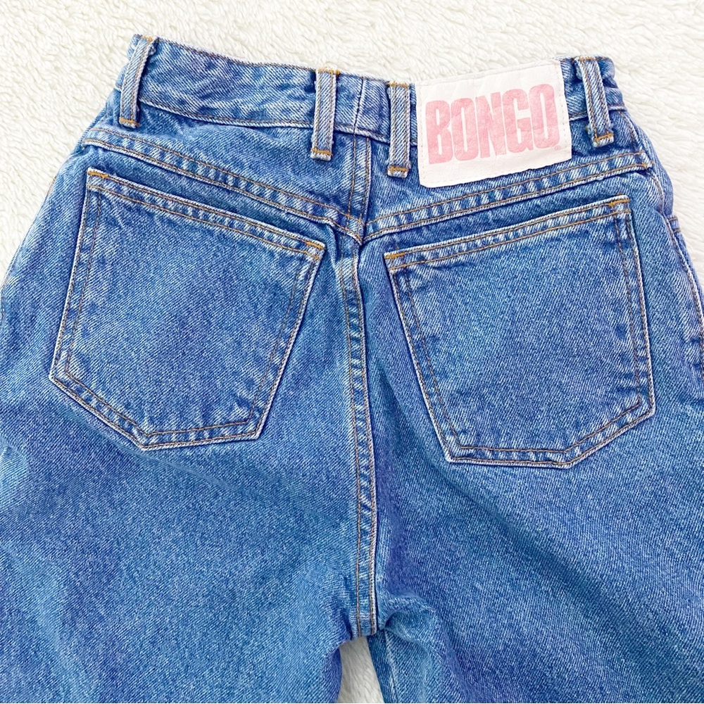 Vintage Bongo Woman’s Size 3 High Waisted Jeans Tapered Leg 90s Made in the USA